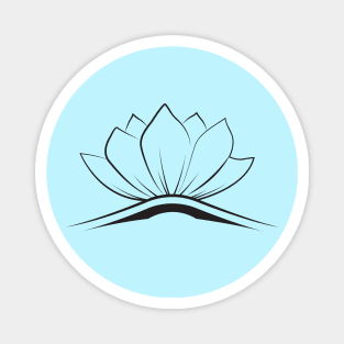 Delicate Lotus Magnet